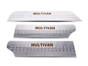 Накладки на внутренние пороги VW T4 Multivan (90-03) - Carmos (3 шт)