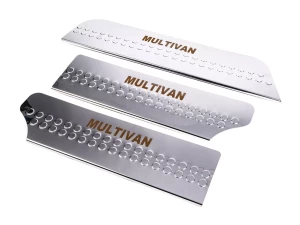 Накладки на внутренние пороги VW T4 Multivan (90-03) - Carmos (3 шт) 2