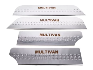Накладки на внутренние пороги VW T4 Multivan (90-03) - Carmos (4 шт)