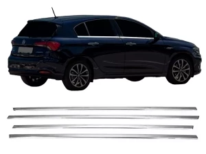 Хром нижние молдинги окон Fiat Tipo II / Egea (15-) Хэтчбек