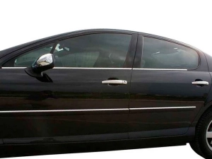 Хром накладки на ручки Peugeot 407 (04-11) - Omsa Line 4