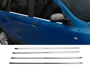 Хром нижние молдинги окон Dacia Lodgy (12-22) - Omsa Line