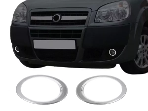 Хром накладки на противотуманки Fiat Doblo I (06-09) - Omsa Line