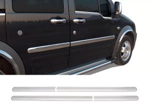 Хром молдинги на двері Ford Connect I (02-13) коротка база - Omsa Line