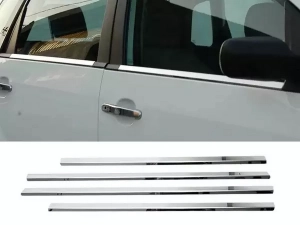 Хром нижні молдинги вікон Ford Fiesta Mk6 (02-08) 5D - Omsa Line