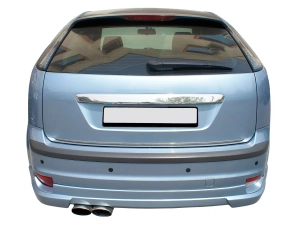 Хром накладка над номером Ford Focus II (04-08) Хетчбек - Omsa Line 4