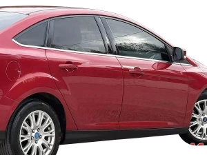 Хром нижні молдинги вікон Ford Focus III (C346; 11-18) Седан - Omsa Line 4