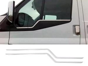 Хром нижні молдинги вікон Ford Transit III (00-13) - Omsa Line