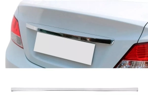 Хром над номером Hyundai Accent Solaris (10-17) Sedan - Omsa Line