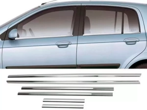 Хром нижні молдинги вікон Hyundai Getz (02-11) - Omsa