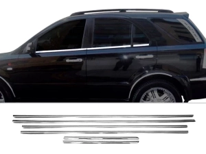 Хром нижние молдинги окон Kia Sorento I (BL; 02-09) - Omsa