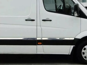 Хром молдинги дверні Mercedes Sprinter W906 (06-18) Long - Carmos 3