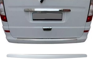 Хром накладка над номером Mercedes Vito W639 (03-14) 1-двері - Omsa
