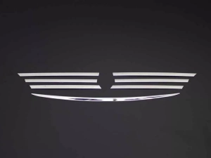 Хром накладки на решітку Mercedes Vito W639 (03-10) - Omsa 5