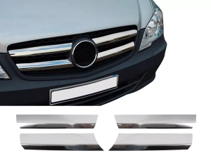 Хром накладки на решітку Mercedes Vito W639 (10-14) рестайлінг - Omsa