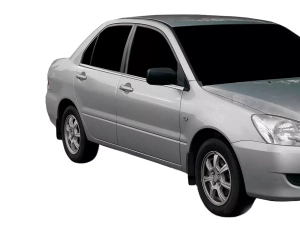 Хром нижні молдинги вікон Mitsubishi Lancer 9 (03-08) Sedan - Omsa 4