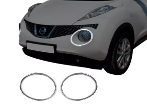 Хром накладки на фари Nissan Juke I (F15; 10-14) - Omsa