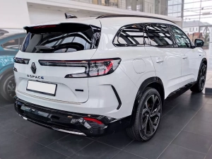 Накладка на задний бампер Renault Espace VI (23-) - Avisa (серебряная) 7