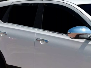 Хром нижние молдинги окон Nissan Qashqai I (J10; 07-13) - Omsa Line 3