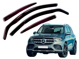 Дефлектори вікон Mercedes GLS X167 (20-) - Heko (вставні)