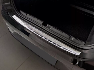 Накладка на задний бампер Mercedes EQE I (V295; 22-) - Avisa (серебряная) 5