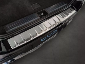 Накладка на задній бампер Mercedes EQS SUV I (X296; 22-) - Avisa (срібна) 4