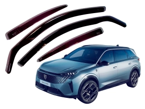 Дефлекторы окон Peugeot 5008 III (P67; 24-) - Heko (вставные)