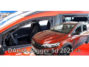 Дефлектори вікон Dacia Jogger (22-) - Heko (вставні) 4