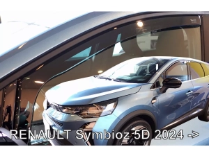 Дефлектори вікон Renault Symbioz (24-) - Heko (вставні) 3