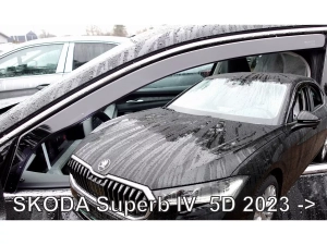 Дефлектори вікон Skoda Superb IV (3Y; 24-) Ліфтбек - Heko (вставні) 3
