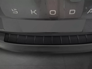 Накладка на задній бампер Skoda Superb IV (3Y; 24-) Liftback - Avisa (чорна) 6