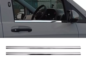 Хром передние молдинги окон Mercedes Vito / V W447 (14-) - Omsa