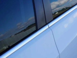 Хром нижні молдинги вікон Opel Astra H (04-14) Sedan - Omsa 6