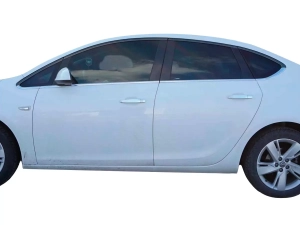 Хром нижние молдинги окон Opel Astra J (09-15) 5D Htb - Omsa 5