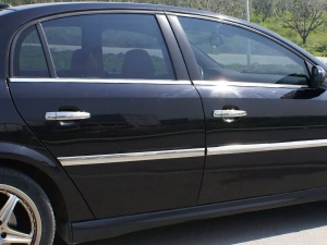 Хром нижні молдинги вікон Opel Vectra C (02-09) - Omsa 6