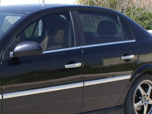 Хром нижні молдинги вікон Opel Vectra C (02-09) - Omsa 8