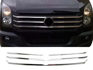 Хром накладки на решётку VW Crafter (12-16) рестайлинг - Omsa