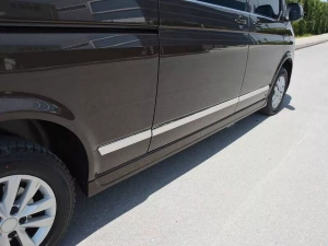 Хром молдинги дверні VW T5 (03-15) довга база - Omsa 7