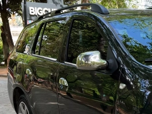 Хром нижние молдинги окон Dacia Logan II MCV (13-20) - Omsa 8