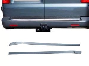 Хром на кромку багажника VW T5 / T5+ (03-15) 2 распашные двери
