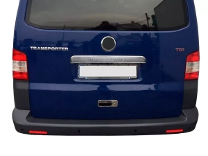Хром накладка над номером VW T5 Transporter (03-15) - Carmos (с надписью) 4