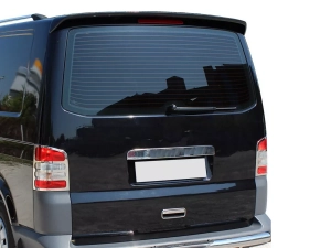 Хром накладки на задние фонари VW T5 (03-15) подъёмная дверь - Omsa 7