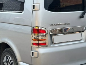Хром накладки на задние фонари VW T5 (03-15) распашные двери - Carmos 3