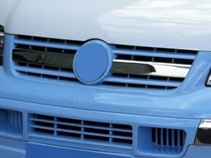 Хром накладки на решітку VW T5 Transporter (03-10) - Omsa (широкі) 4