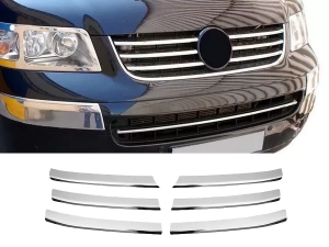 Хром на решітку радіатора VW T5 Caravelle/Multivan (03-10) - Omsa