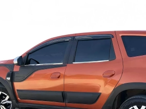 Хром нижні молдинги вікон Dacia Duster II (HM; 18-24) - Omsa 5
