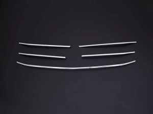 Хром накладки на решітку Mercedes Sprinter W907 (19-) - Omsa (вузькі) 2
