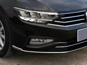 Хром молдинг переднього бампера VW Passat B8.5 (19-22) - Omsa 6