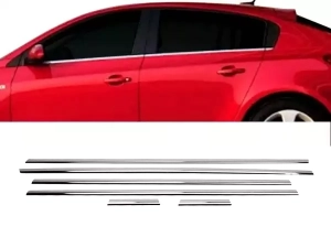 Хром нижні молдинги вікон Chevrolet Cruze J300 (11-) Hatchback - Omsa