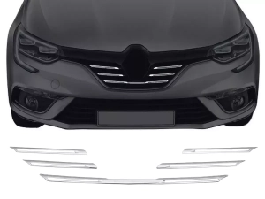 Хром на решітку радіатора Renault Megane IV (16-20) - Omsa